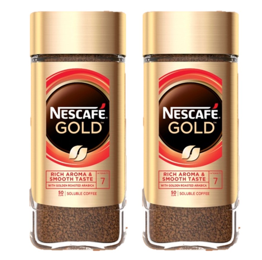 Nescafe Gold DECAF Instant Coffee 100g. (แพคคู่) เนสกาแฟ โกลด์ ดีคาฟ