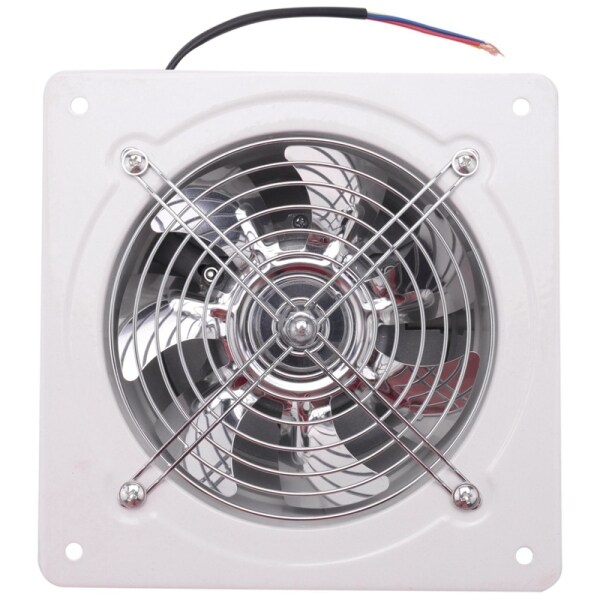 220V Exhaust Fan 6 Inch Ventilation Exhaust Fan Hanging Wall Mounted Low Noise Home Bathroom Kitchen Smoke Exhaust Fan Air Vent Extractor