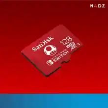 ภาพขนาดย่อของภาพหน้าปกสินค้าSandisk : Micro SDXC Card 128GB for Nintendo Switch จากร้าน Nadz บน Lazada