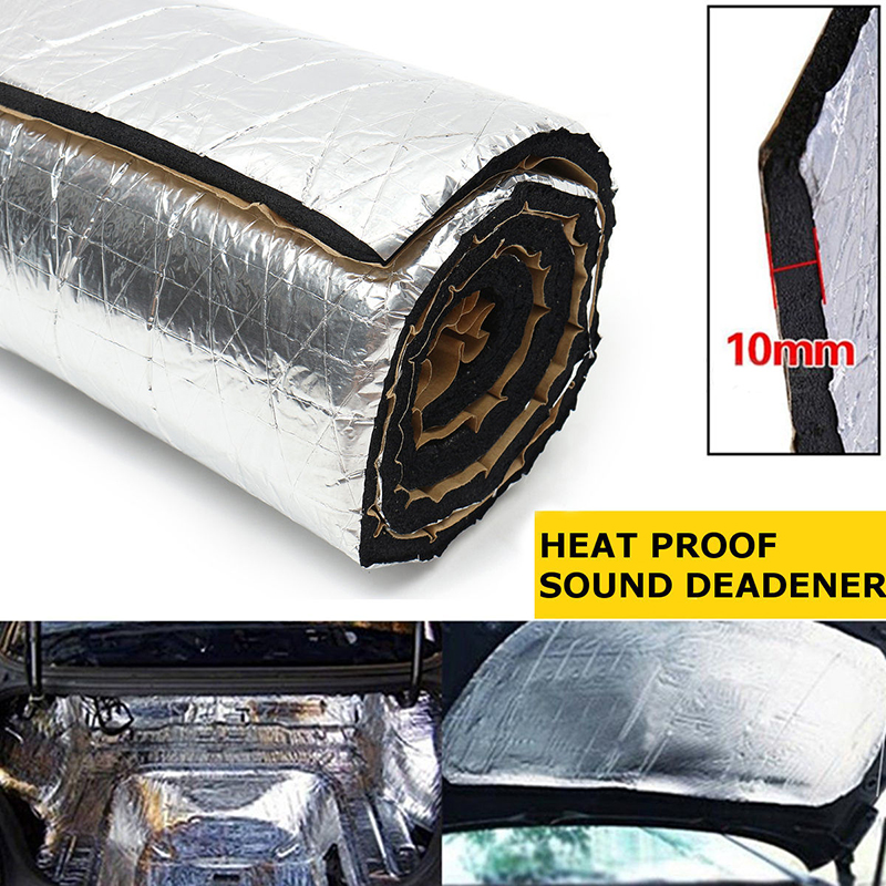 5mm Aluminum-Foil Cotton Car Sound Deadener Heat Shield Insulation Adhesive Mat
