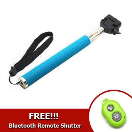 Monopad ขาตั้งกล้อง  Smartphone - สีฟ้า (แถมฟรี! Bluetooth Remote shutter)