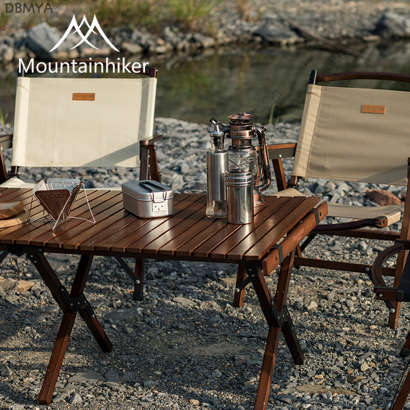 พร้อมส่ง????Mountainhiker โต๊ะไม้พับได้ โต๊ะแคมป์ปิ้งไม้บีช โต๊ะไม้ ...