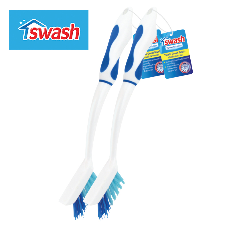 SWASH Grout Brush - สวอช แปรงขัดร่องยาแนว Pack 2