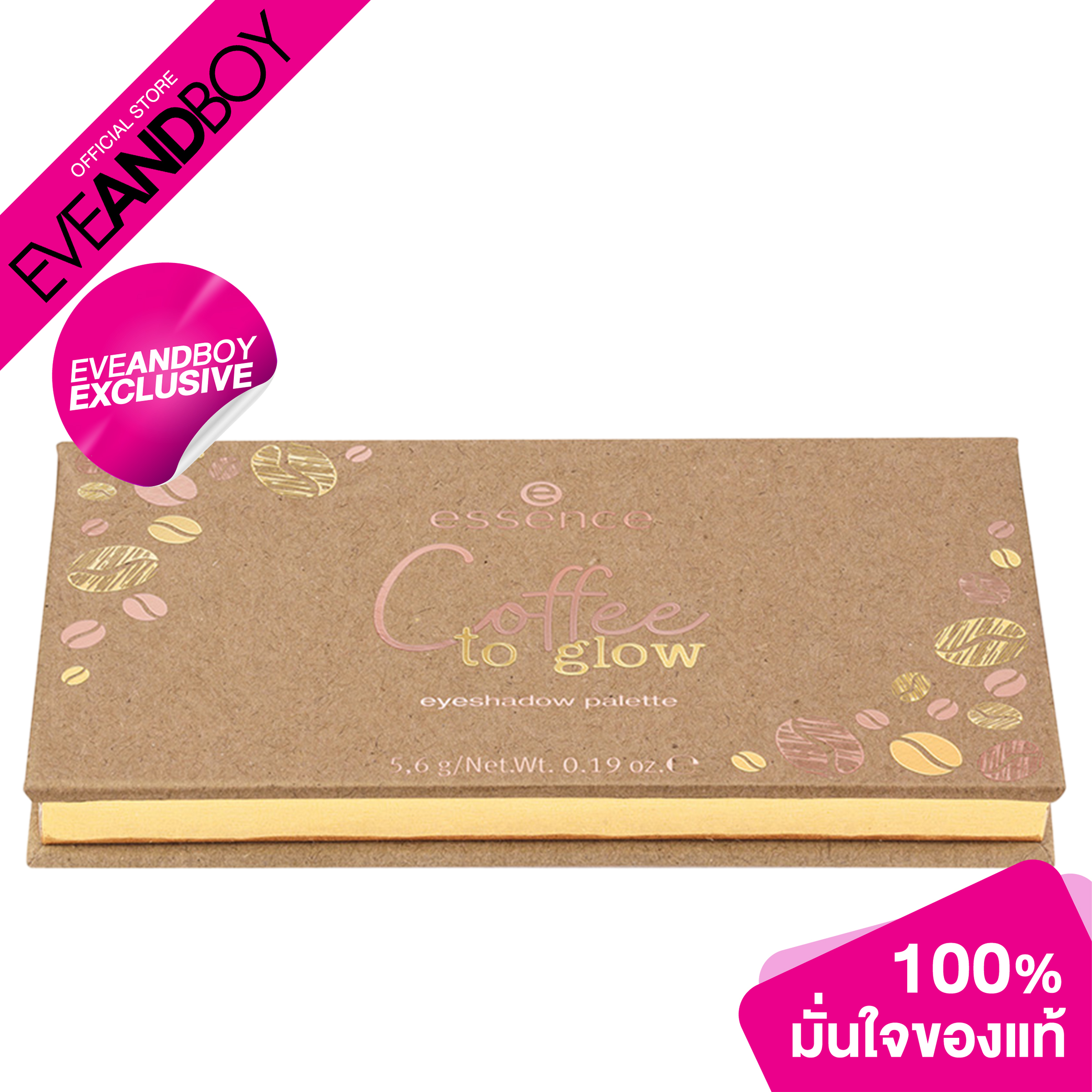 essence Coffee to glow eyeshadow palette 01/5.60G (5.6g.) อายแชโดว์