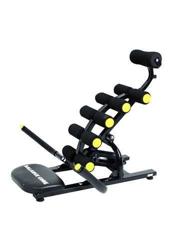 Bodybuilding / fitness training exercise: Abdominal Exercise Machine - Black
