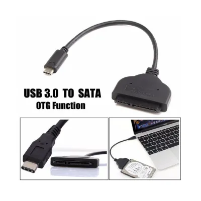 [พร้อมส่ง] USB 3.0 TYPE C TO SATA CONVERTER ADAPTER CABLE FOR 2.5" HDD SSD