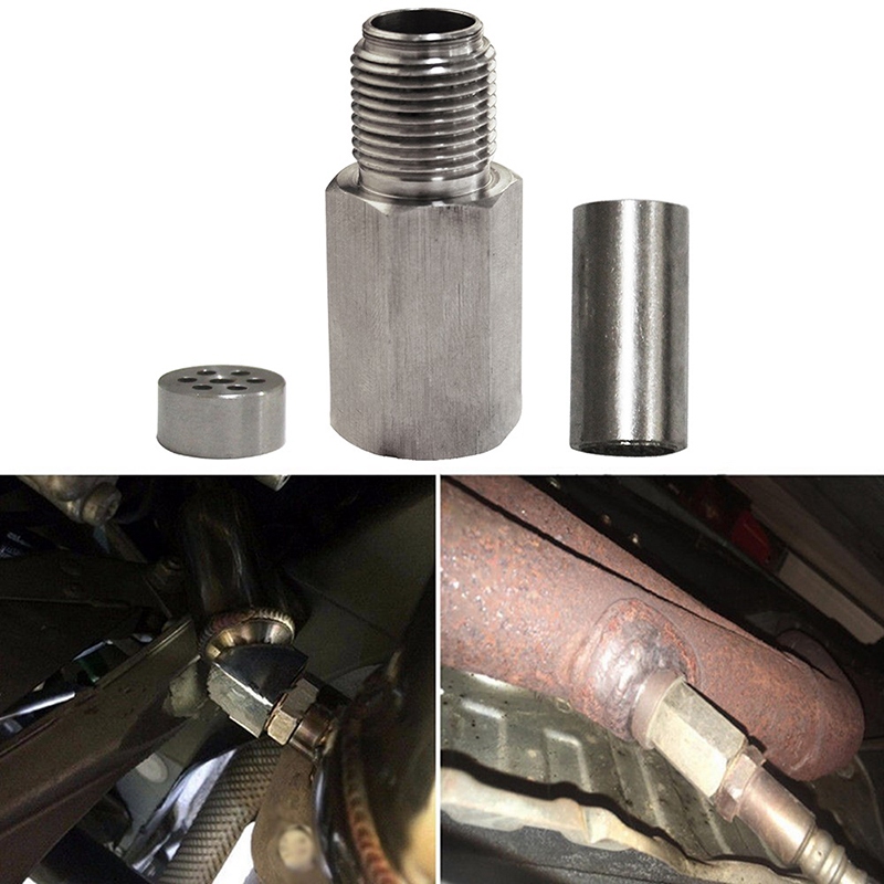 Oxygen O2 Sensor M18X1.5 Extender Spacer Adapter Bung Catalytic Converter CEL Eliminator Check Engine Light Accessories