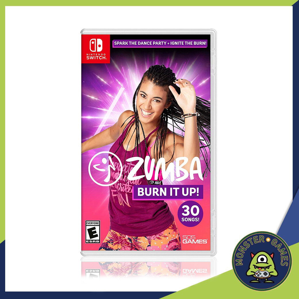 Zumba Burn It Up Nintendo Switch game (เกมส์ Nintendo Switch)(ตลับเกมส์Switch)(แผ่นเกมส์Switch)(ตลับเกมส์สวิต)(Zumba Switch)