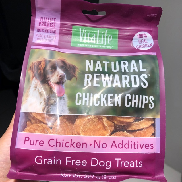 Vitalife Chicken Chips ไวต้าไลฟ์ ขนมขบเคี้ยวสำหรับสุนัข