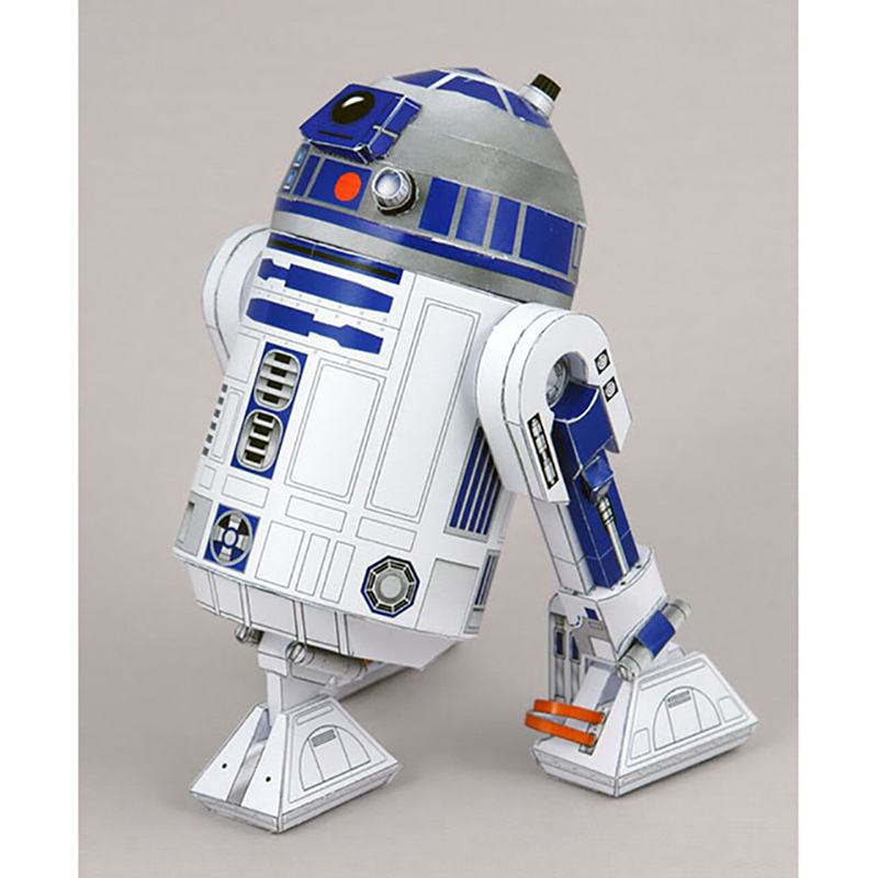 UG Skywalker หุ่นยนต์ R2-D2ภาพยนตร์หัตถกรรมรุ่น3D โมเดลกระดาษดีไอวายประกอบของเล่น