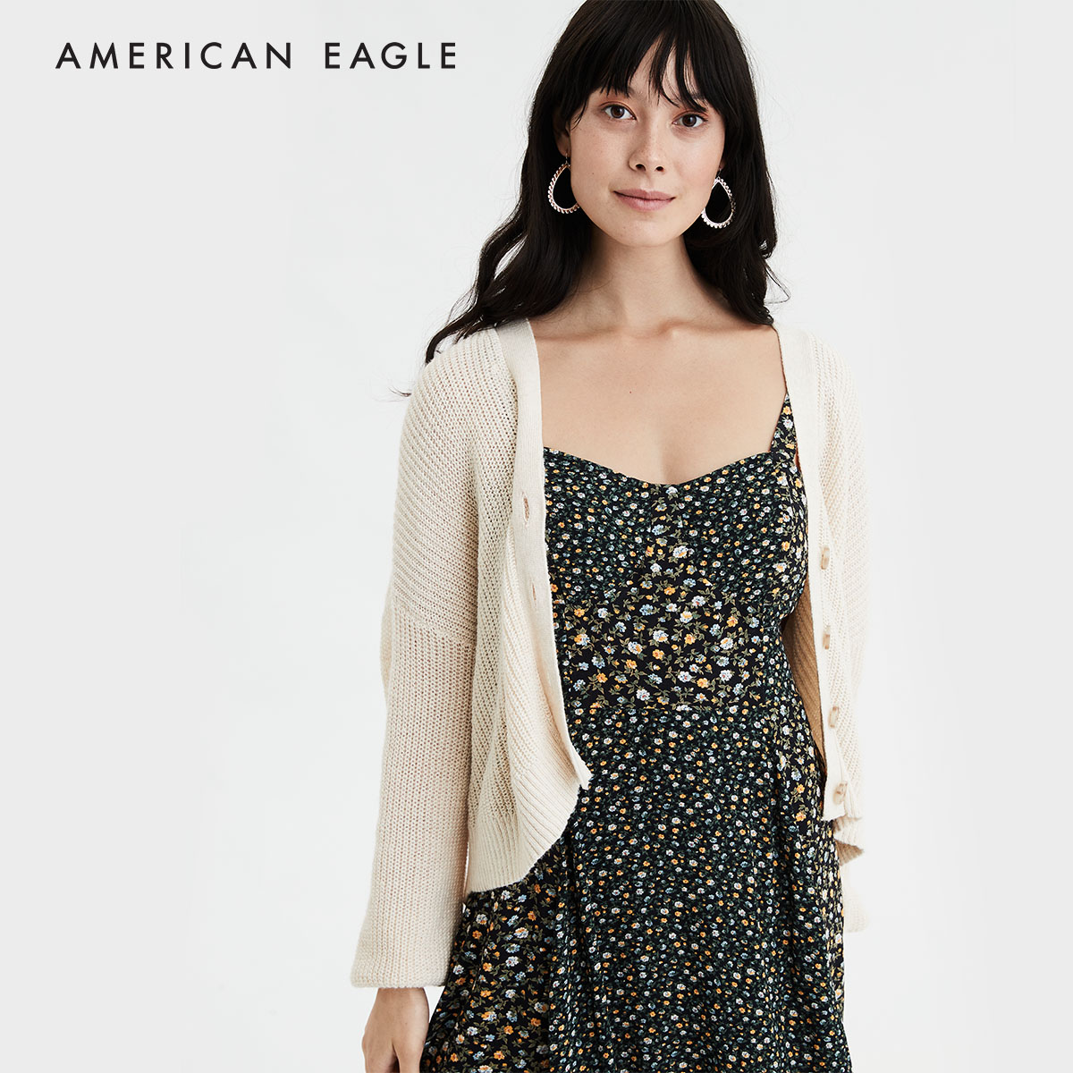 American Eagle Slouchy Cardigan เสื้อ คาร์ดิแกน ผู้หญิง(034-8547-286)