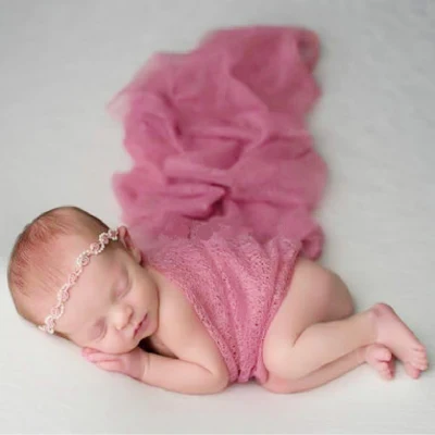 Newborn Photography Props Baby Wraps Baby Photo Blanket Infant Hollow Out Posing Swaddle Cover