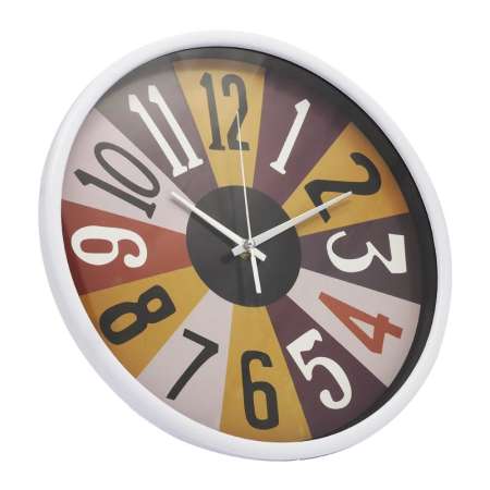 นาฬิกาออฟฟิศ  นาฬิกาบ้าน นาฬิกาแขวนผนัง ขนาด12 นิ้ว [ลายลูเล็ต]