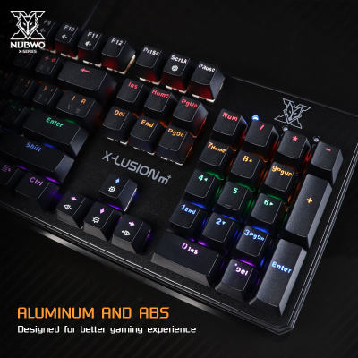 KEYBOARD NUBWO-X LUTION X21 M+ BLUE-SWITCH (Black)