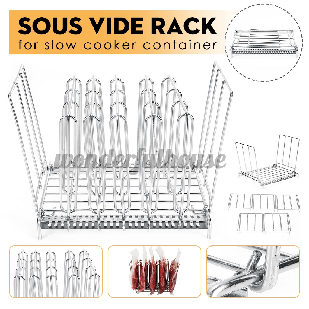 Sous Vide Container and Stainless Steel Sous Vide Rack - 11L