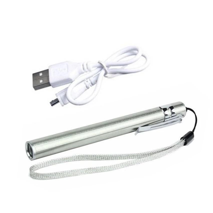 (+Promotion) ไฟฉาย mini LED 150LM ชาร์จไฟผ่าน USB พอร์ต ราคาถูก ไฟฉาย ไฟฉาย แรง สูง ไฟฉาย คาด หัว ไฟฉาย led