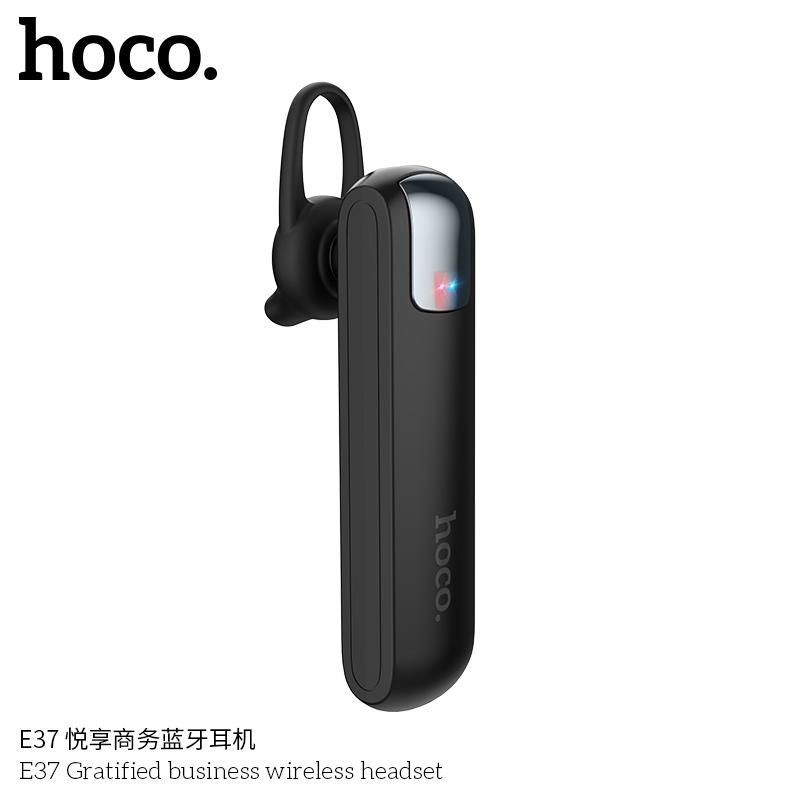 Hoco หูฟังรุ่น E37 เสียงดี เบสนุ่ม มีไมล์ในตัว หูฟังบลูทูธ ของแท้ 100%