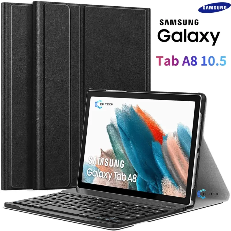 ภาพหน้าปกสินค้าเคสคีย์บอร์ด Samsung Galaxy Tab A8 2022 10.5 นิ้ว SM-X205 SM-X200 Keyboard Case English/Thai จากร้าน EP TECH บน Lazada