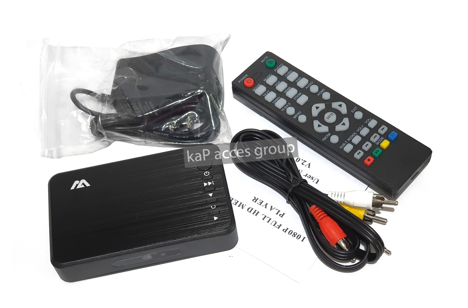 Full HD 1080P USB External HDD SD Media Player VGA HDMI MKV RMVB Video Remo
