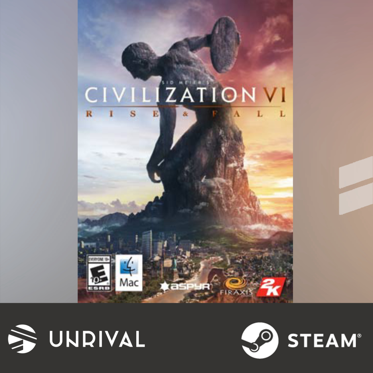 Sid Meier's Civilization® VI: Rise and Fall (Mac - Linux) PC Digital Download Game - Unrival