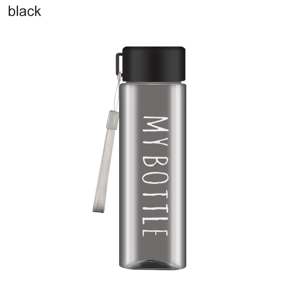 500ml Large Capacity Water Bottle Summer Outdoor Portable Sports Water Cup Plastic Drinking Coffee Juice Bottle