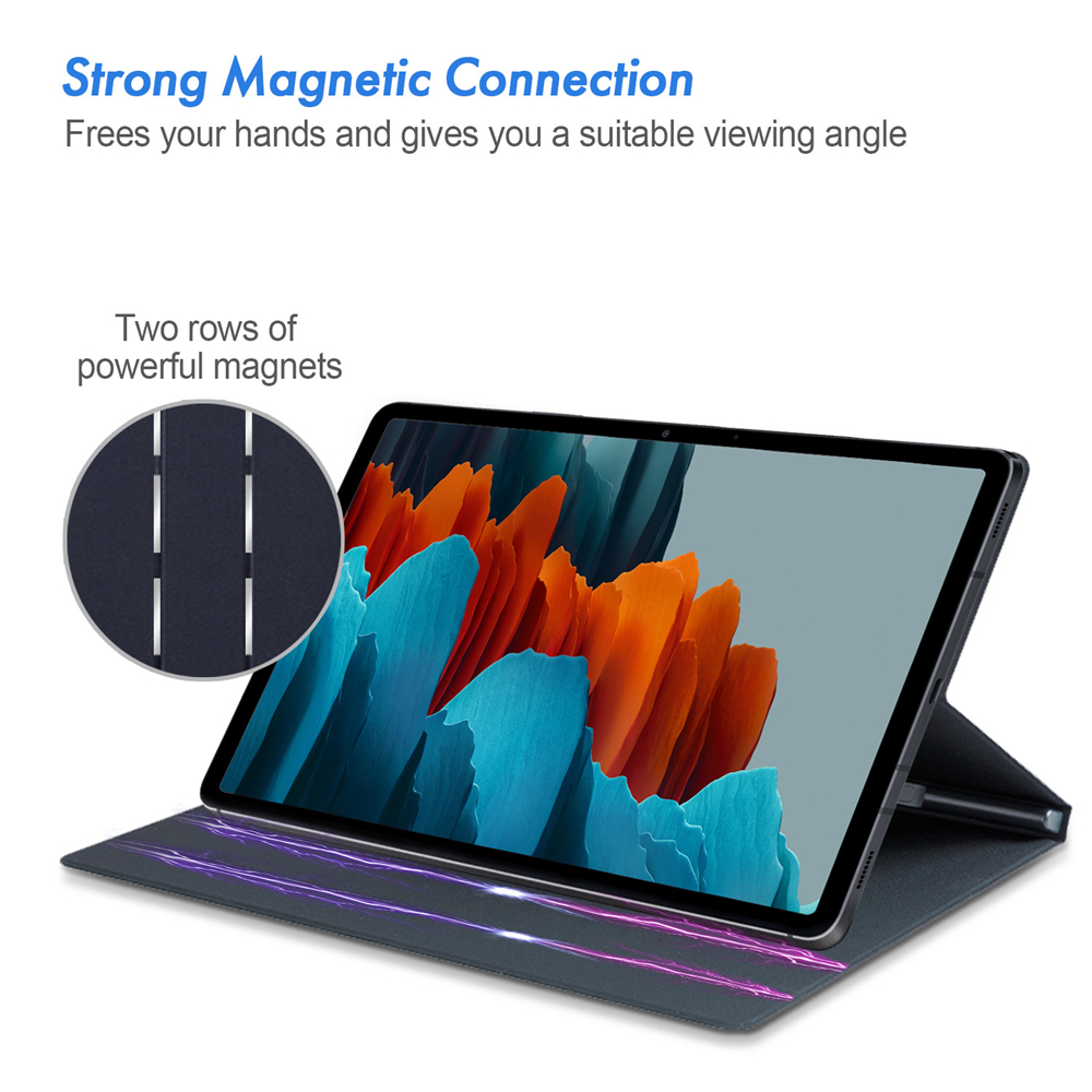 Case For Samsung Galaxy Tab S7 Plus,Magnetic Stand Cover With