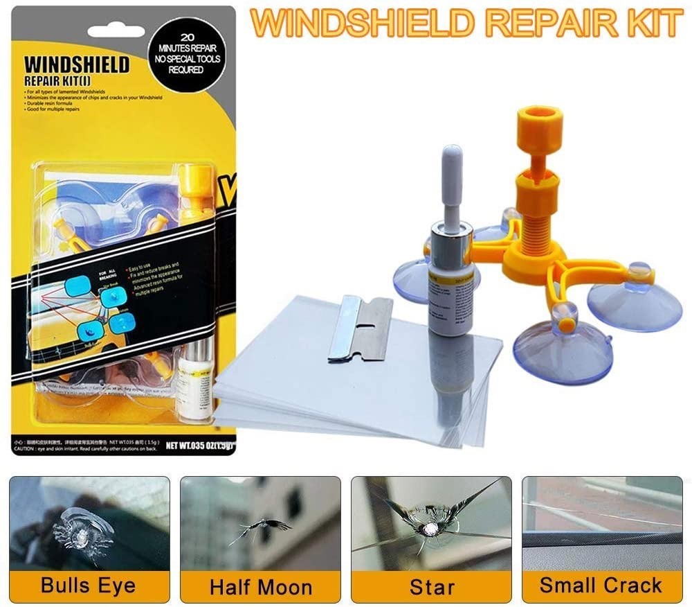 THK Windshield repaair kit ชุดอุปกรณ์ซ่อมกระจกรถยนต์อัจฉริยะ ซ่อมแซมกระจกรถด้วยตัวเอง