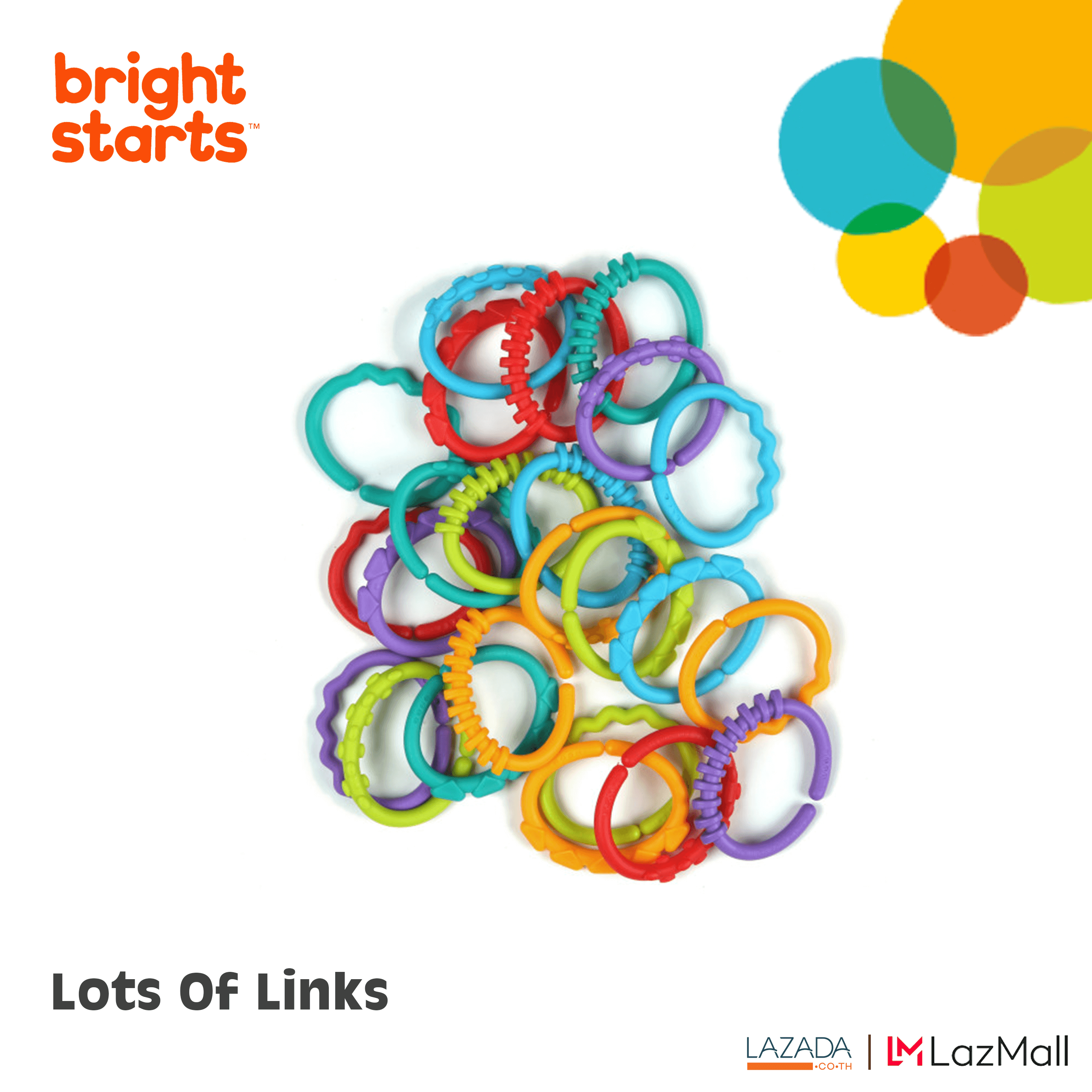 Bright Starts ของเล่นห่วง Lots of Links