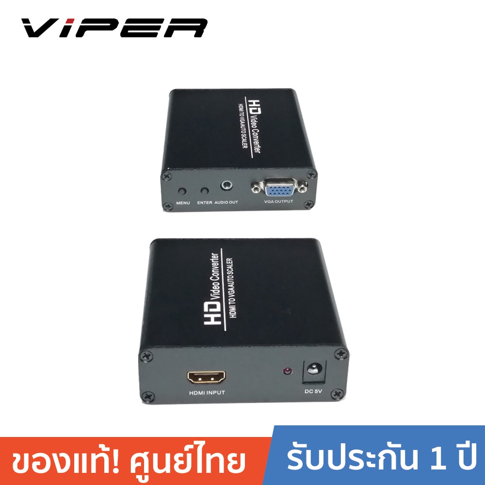 ลดราคา VIPER HDV-337 Converter HDMI to VGA #ค้นหาเพิ่มเติม สายโปรลิงค์ HDMI กล่องอ่าน HDD RCH ORICO USB VGA Adapter Cable Silver Switching Adapter