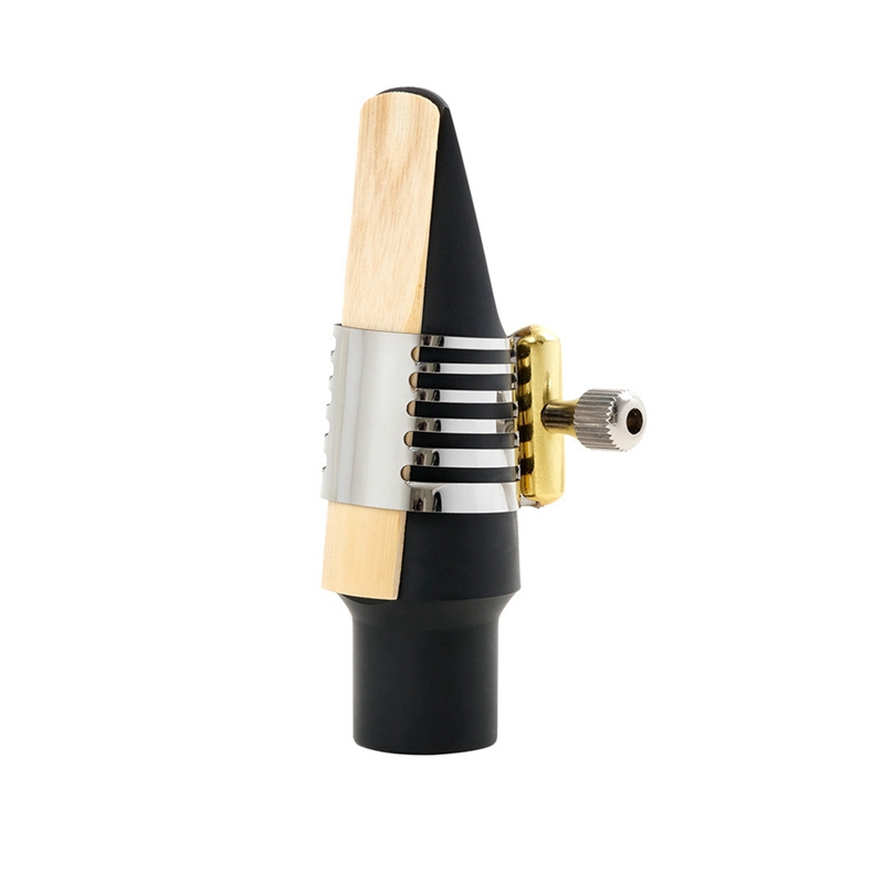 Single Screw Adjustment Saxophone Fastener Clip Sax Ligature for Tenor