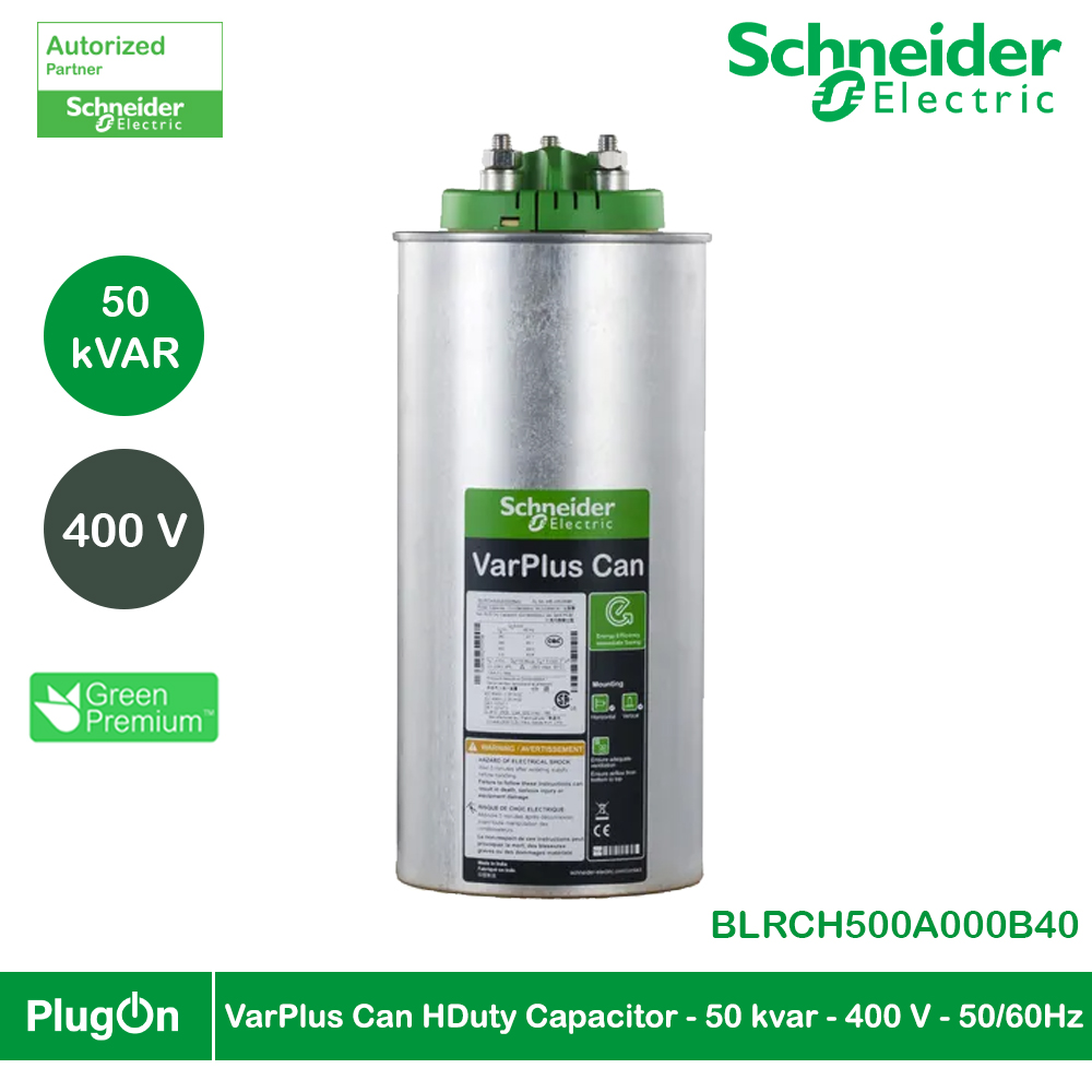 BLRCH500A000B40 Schneider Electric VarPlus Can HDuty Capacitor 50/0