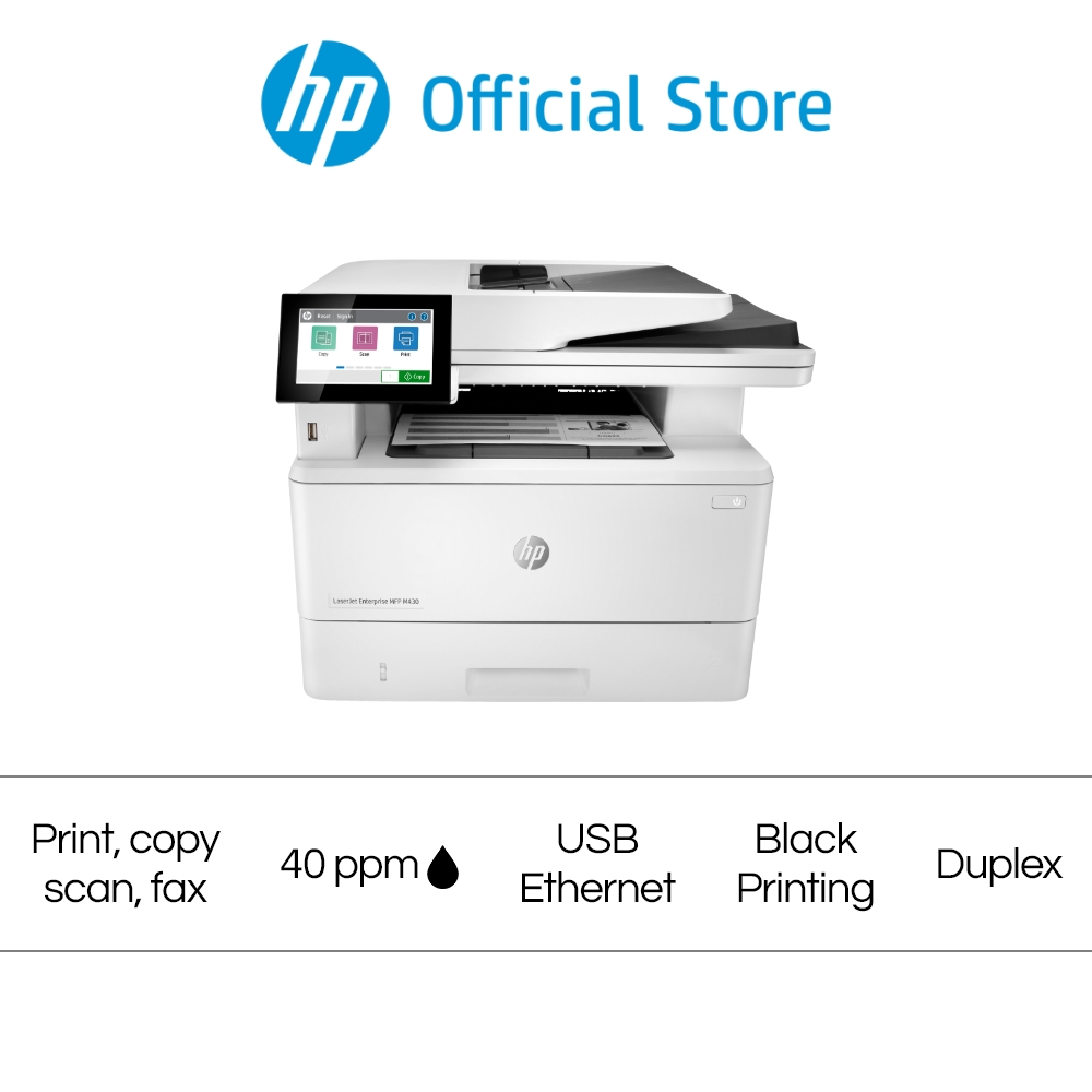 [ผ่อน 0%] HP LaserJet Enterprise M430f Print - copy - scan - fax ราคา 30,200 บาท*ส่งฟรี