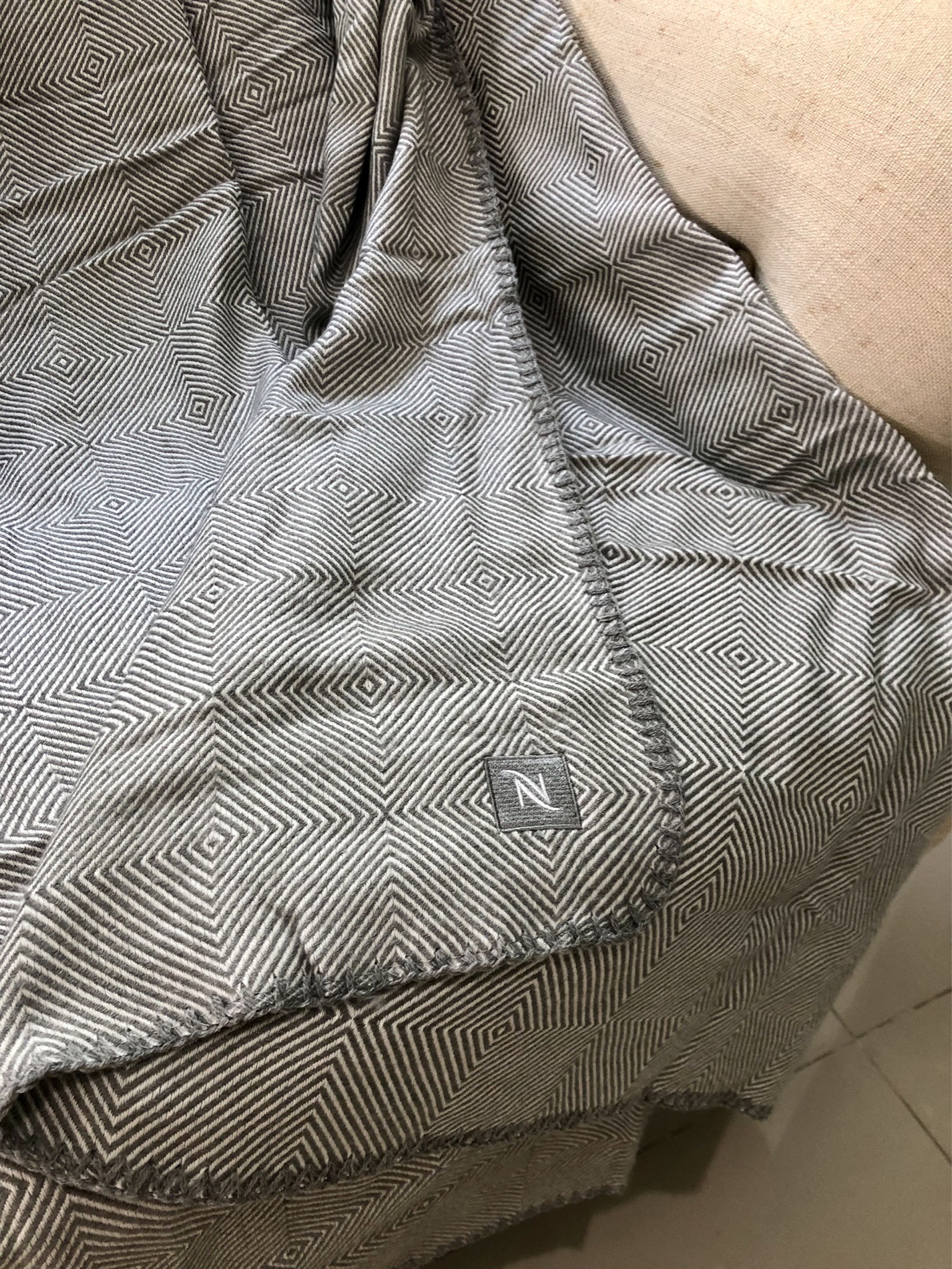 พร้อมส่งUpcycled Blanket Nespresso ผ้าห่ม Upcycled Nespresso Capsule