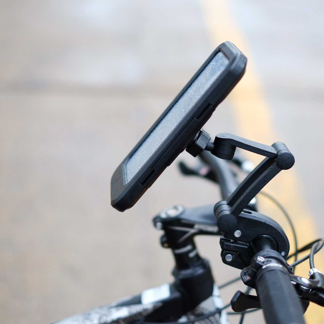 ที่วางโทรศัพท์มือถือกันน้ำ กันกระแทก จักรยาน+มอเตอร์ไซค์ ตัวยึดกันน้ำ หน้าจอสัมผัส ปรับได้ 360 องศา