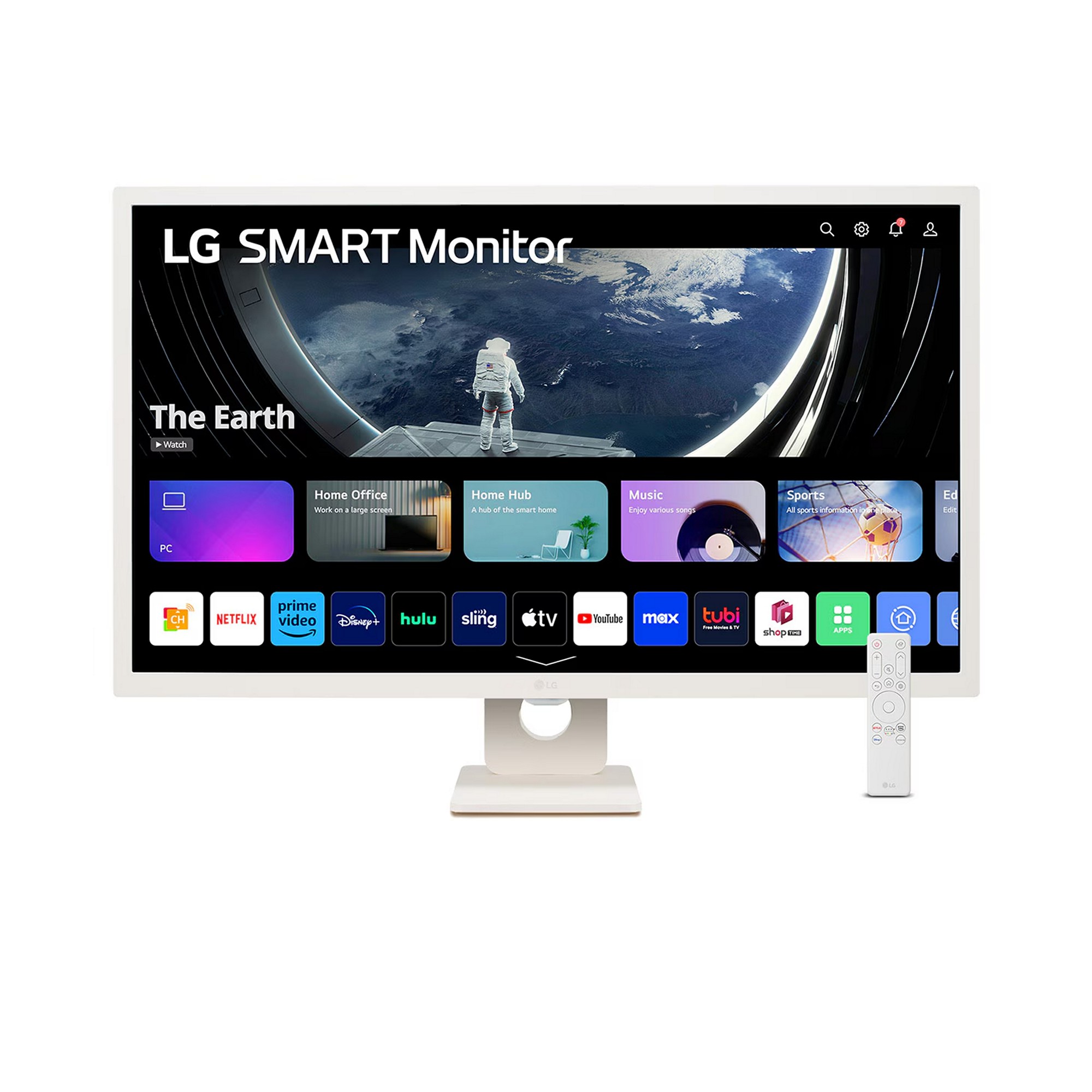 LG 32SR50F-W.ATM Smart Monitor 31.5", IPS, FHD, webOS, HDMI, USB (จอคอมพิวเตอร์) - ยี่ห้อ LG ราคา 8,690 บาท*ส่งฟรี