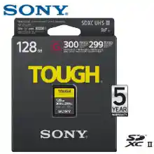 ภาพขนาดย่อของสินค้าSony 128GB SDXC UHS-II G-Series 300MB/s TOUGH