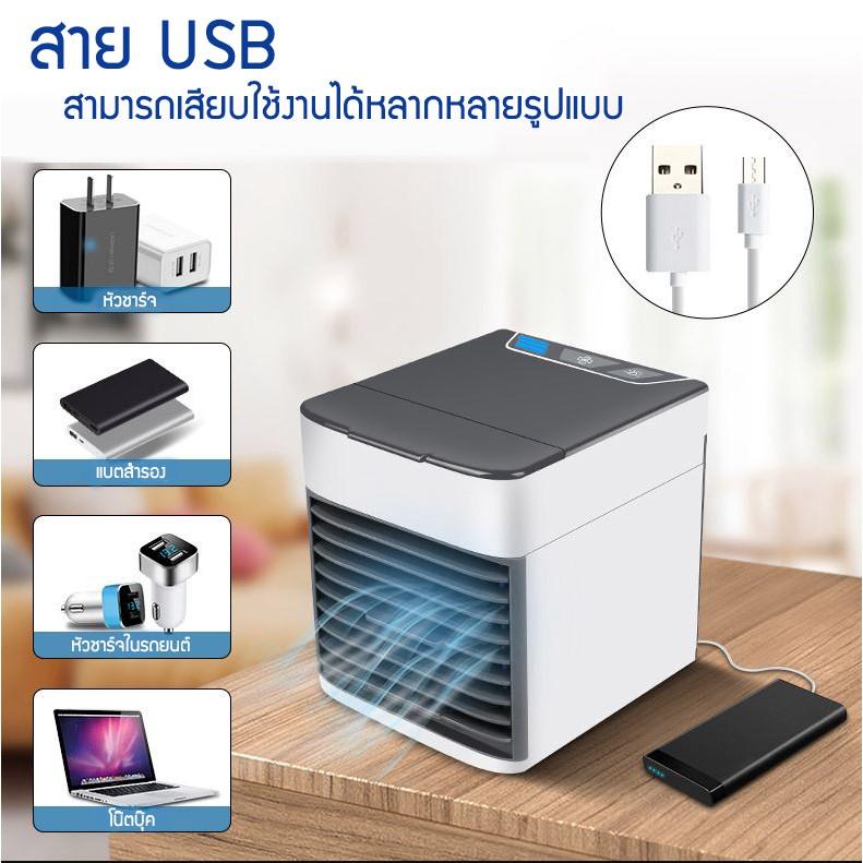 พัดลมไอเย็น Mini Air Cooler เครื่องทำความเย็นมินิ แอร์ตั้งโต้ะ ช่วยประหยัดไฟ
luckyybunny พัดลมเย็น