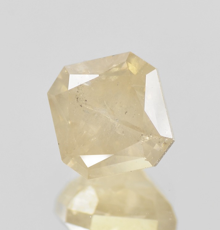 Champagine Diamond 1.39 cts  Octagon Shape Loose Diamond Untreated Natural Color