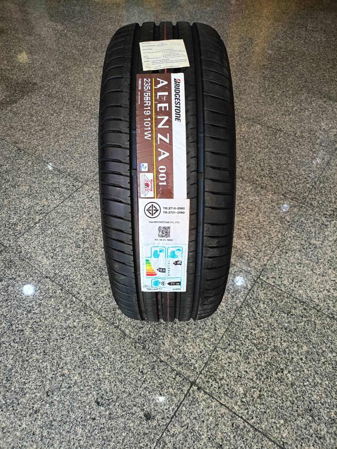 Bridgestone 23555R19 ALENZA 001 ยางใหม่ ผลิตปี2022 ราคาต่อ1เส้น มีรับ ...