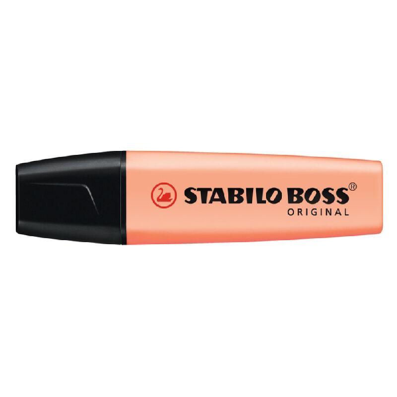 Electro48 STABILO BOSS Pastel ปากกาเน้นข้อความ สี Creamy Peach 70/126