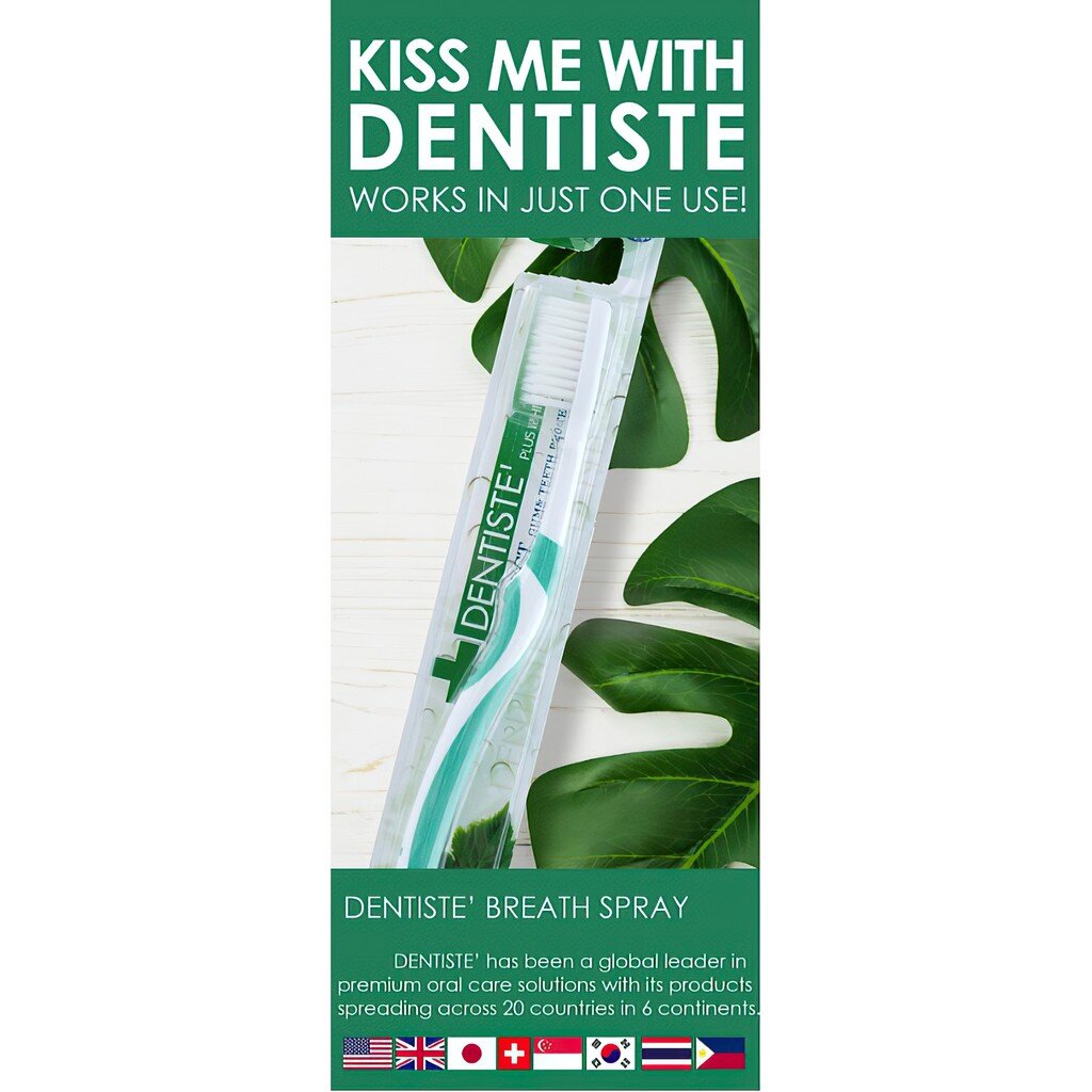 SuperSale63 แปรงสีฟันเดนทิสเต้ Dentiste toothbrush PlusWhite soft bristles เดนทิสเต้ แปรงสีฟัน พลัสไวท์