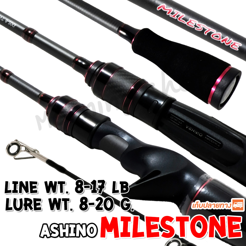 คันตีเหยื่อปลอม Ashino Milestone Line wt. 8-17 lb
