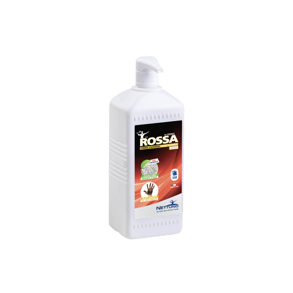 น้ำยาล้างมือ Nettuno #00668 Rossa in Crema ขนาด 1,000 ml ผสมโปรตีนจากตัวไหม ล้างมือที่เลอะคราบน้ำมันเครื่อง