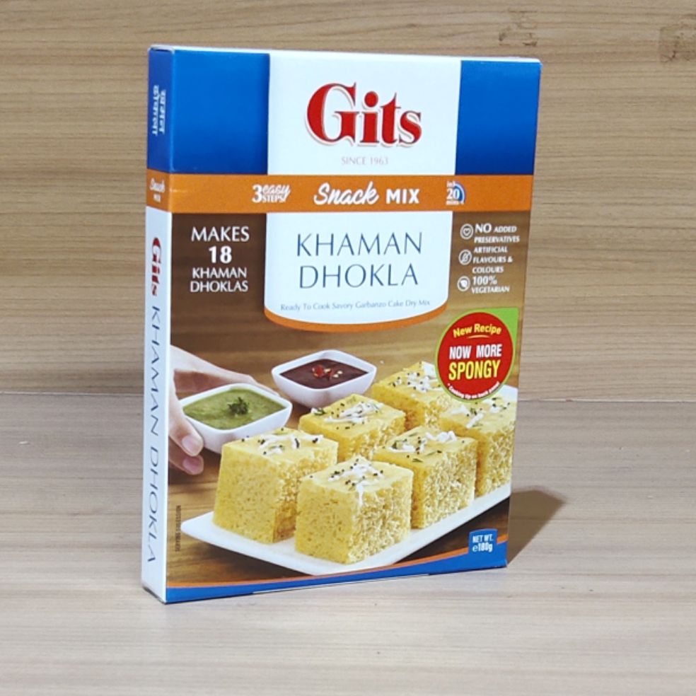 Gits Khaman Dhokla Snack Mix 100g. exp. 13/6/2022