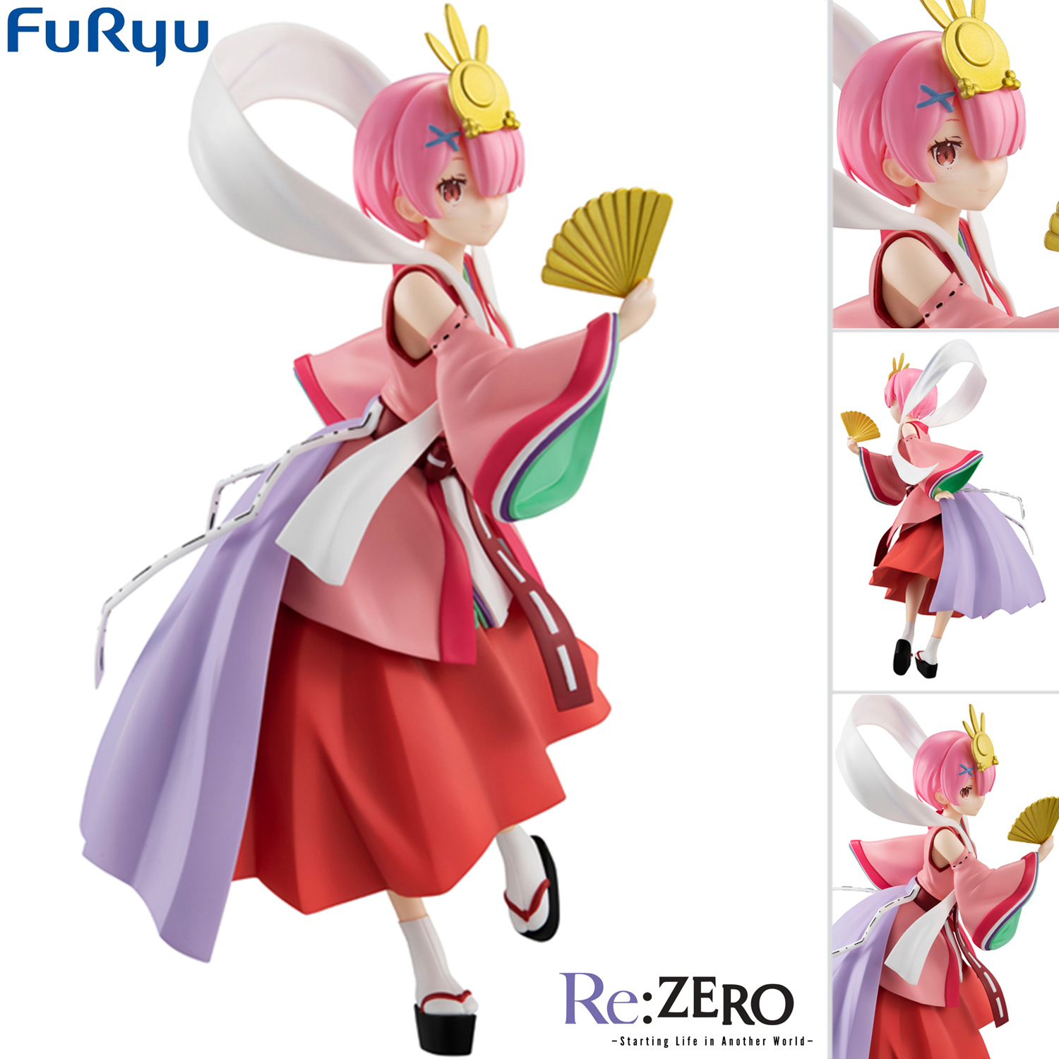 Model โมเดล งานแท้ 100% Furyu จากการ์ตูน Re Zero Starting Life in Another World รีเซทชีวิต ฝ่าวิกฤตต่างโลก Ram kaguya แรม คางุยะ Hime Fairy Tall Series SSS Ver Figure ฟิกเกอร์ Anime อนิเมะ การ์ตูน มังงะ Doll ตุ๊กตา คอลเลกชัน สั่งและนำเข้าจากญี่ปุ่น manga