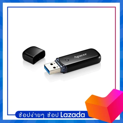 แฟลชไดรฟ์ Flashdrive 32GB Flash Drive APACER (AH355) USB 3.2 Black