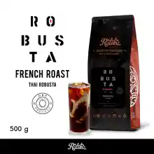 ภาพขนาดย่อของภาพหน้าปกสินค้าRatika เมล็ดกาแฟคั่ว Ratika Coffee Robusta : กาแฟราติก้า โรบัสต้าแท้ 100% คั่วเข้ม ขนาด 500 กรัม จากร้าน RATIKA บน Lazada
