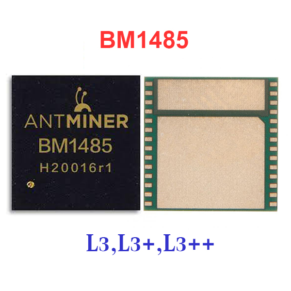 Chip BM1485 สำหรับเครื่องขุด Antminer L3 L3+ L3++ ชิปใหม่คุณภาพสูง จำนวน 1 ชิ้น ส่งไวของอยู่ในไทยได้สินค้าเลยไม่ต้องรอ