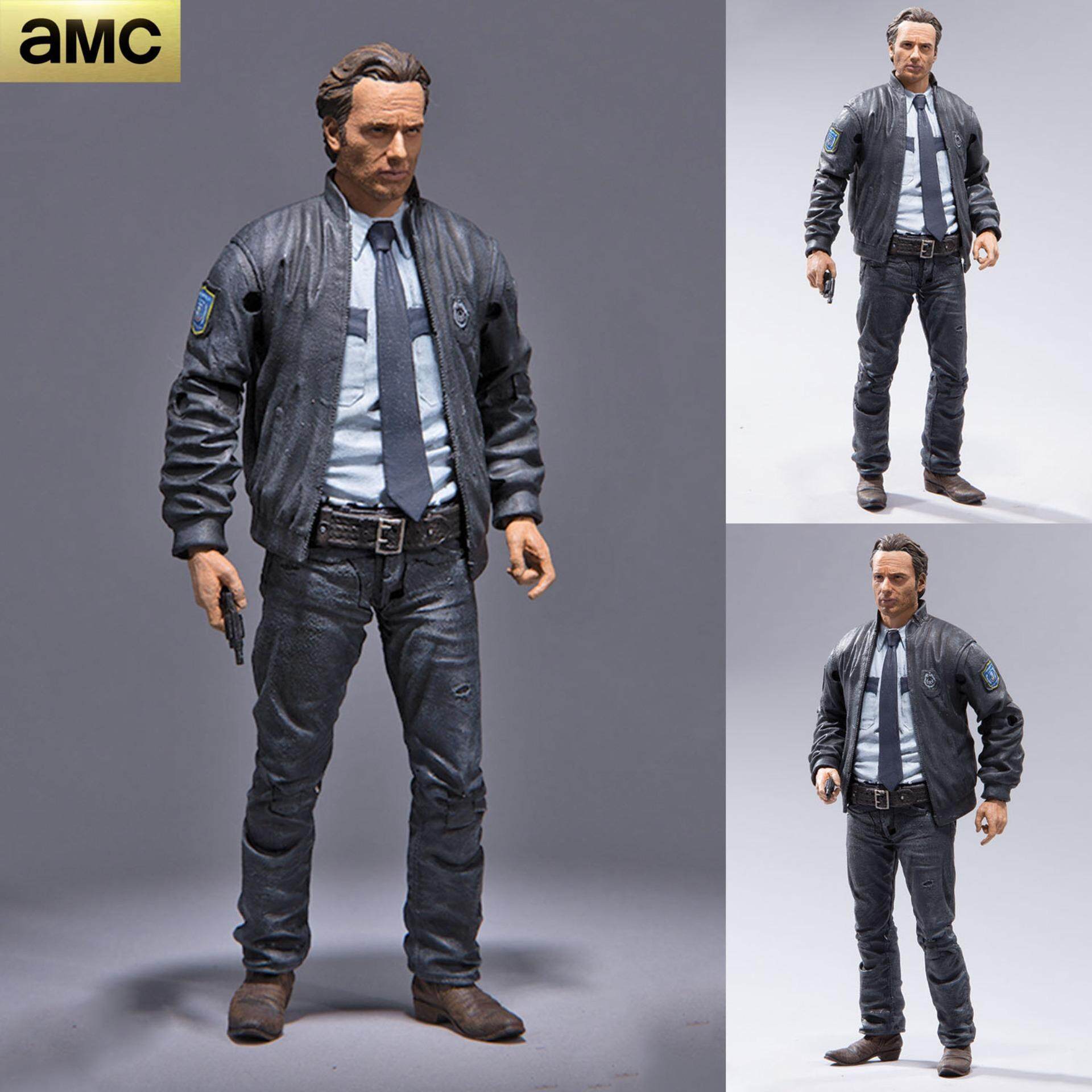 Model โมเดล งานแท้ 100% McFarlane Toys AMC จากหนัง The Walking Dead เดอะวอล์กกิงเดด Rick Grimes ริค ไกรมส์ Series 10 Andrew Lincoln แอนดรูว์ ลินคอล์น Ver Figma ฟิกม่า Anime ขยับแขน-ขาได้ ของขวัญ Gift อนิเมะ การ์ตูน มังงะ Doll ตุ๊กตา manga Figure ฟิกเกอร์