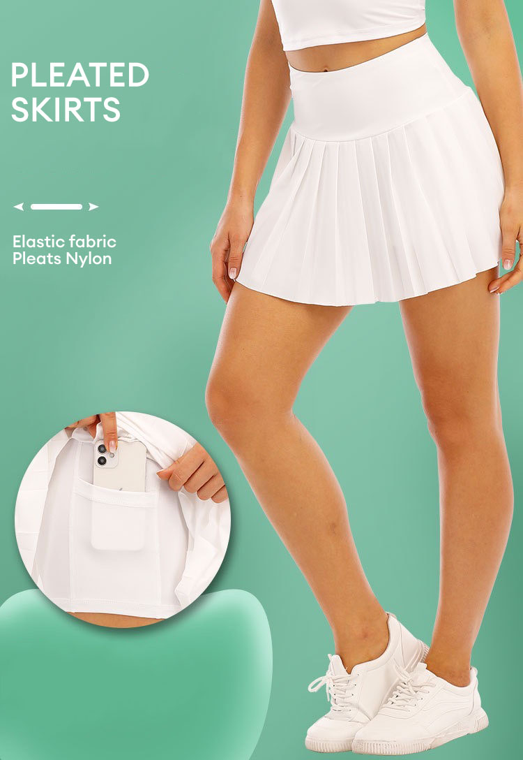 PGM GOLF กระโปรงกอล์ฟ Womens golf skirt plaid โลโก้ EXCEED รหัสสินค้า